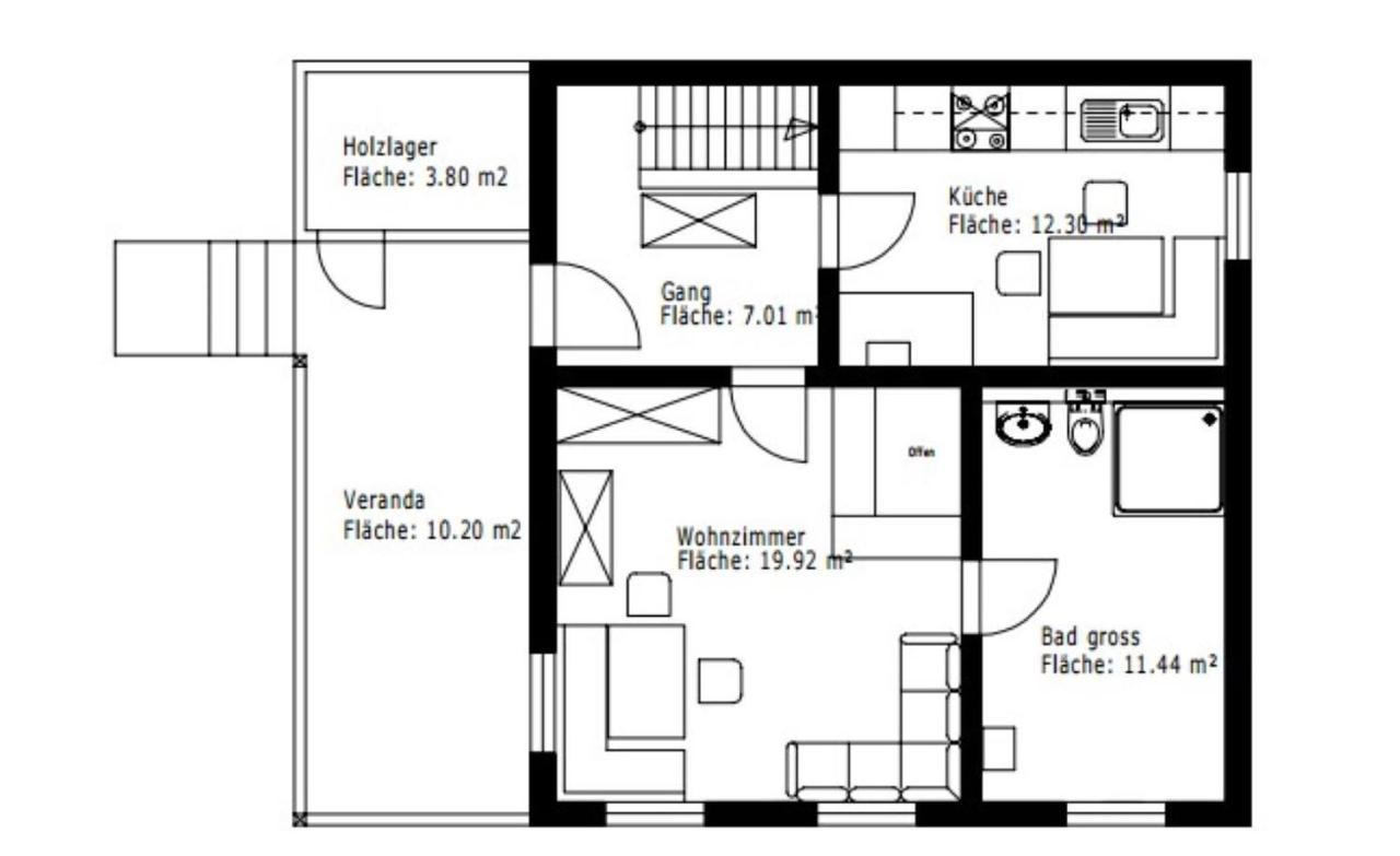 Walserhaus Brand  Buitenkant foto